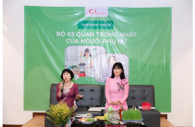 Anbio tham gia buổi talkshow chia sẻ " Bộ 03 quan trọng nhất của người phụ nữ'