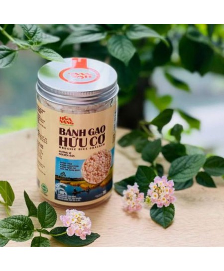 Bánh gạo lứt tím Hoa nắng 70g