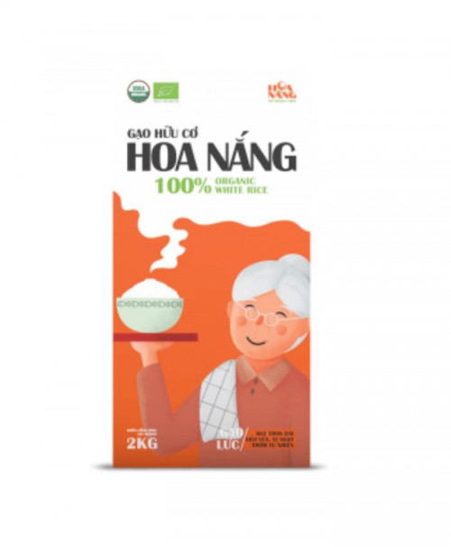  Gạo Lứt Hữu Cơ Hoa Nắng Hộp 2Kg 