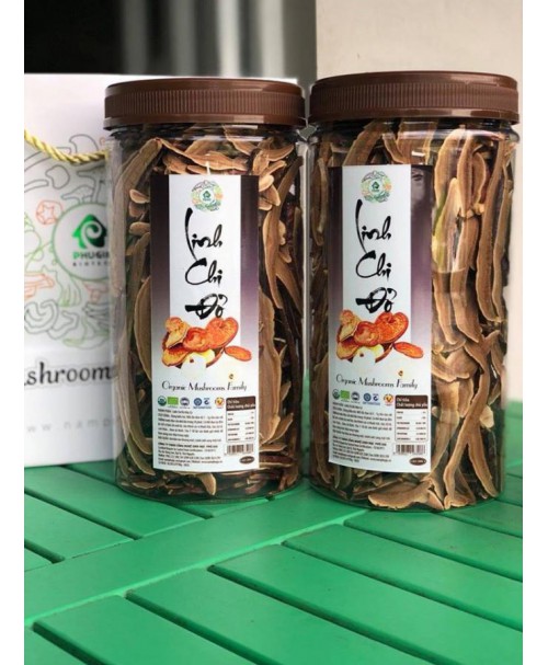 NẤM LINH CHI ĐỎ ORGANIC (THÁI lÁT) 100g