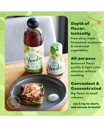 Yondu Vegetable Umami 275ml Nước cốt gia vị umami từ rau củ hữu cơ Yondu 275ml