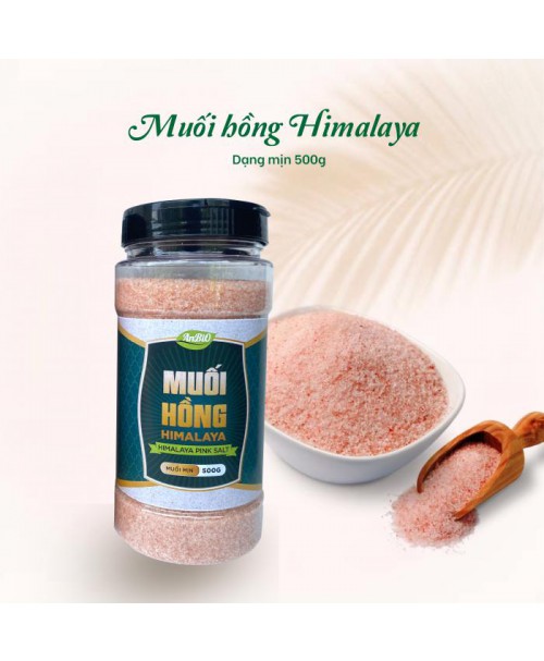 Muối hồng Himalaya dạng mịn 500g