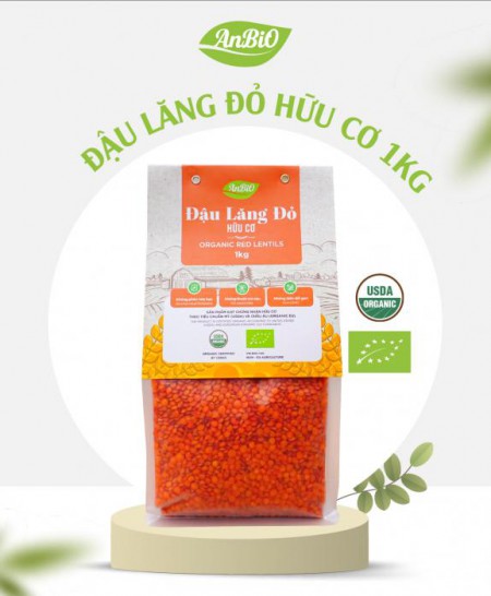 Hạt lăng đỏ hữu cơ AnBiO 1KG