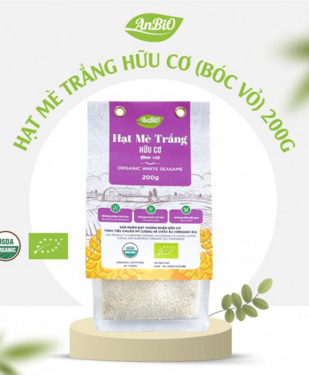 Mè trắng hữu cơ (bóc vỏ) 200g