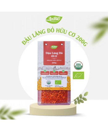 Đậu lăng đỏ hữu cơ AnBiO 200g