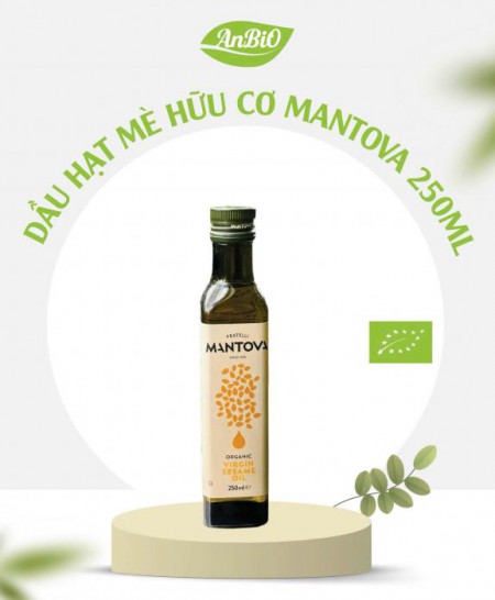 Mantova Dầu hạt mè hữu cơ 250ml