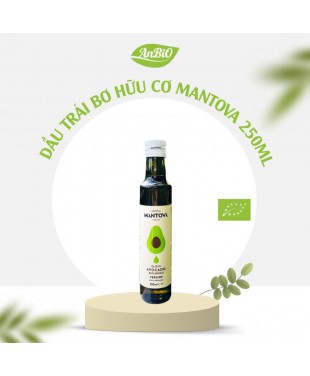 Mantova Dầu trái bơ hữu cơ 250ml